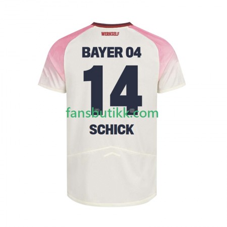 Fotballdrakt Bayer 04 Leverkusen Patrik Schick 14 Bortetrøye 2025-2026 Kortermet